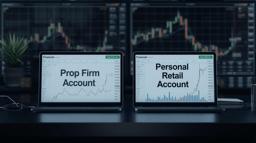 Prop Firm Account vs Retail Account: Rules, Risk, Profit Split & Control