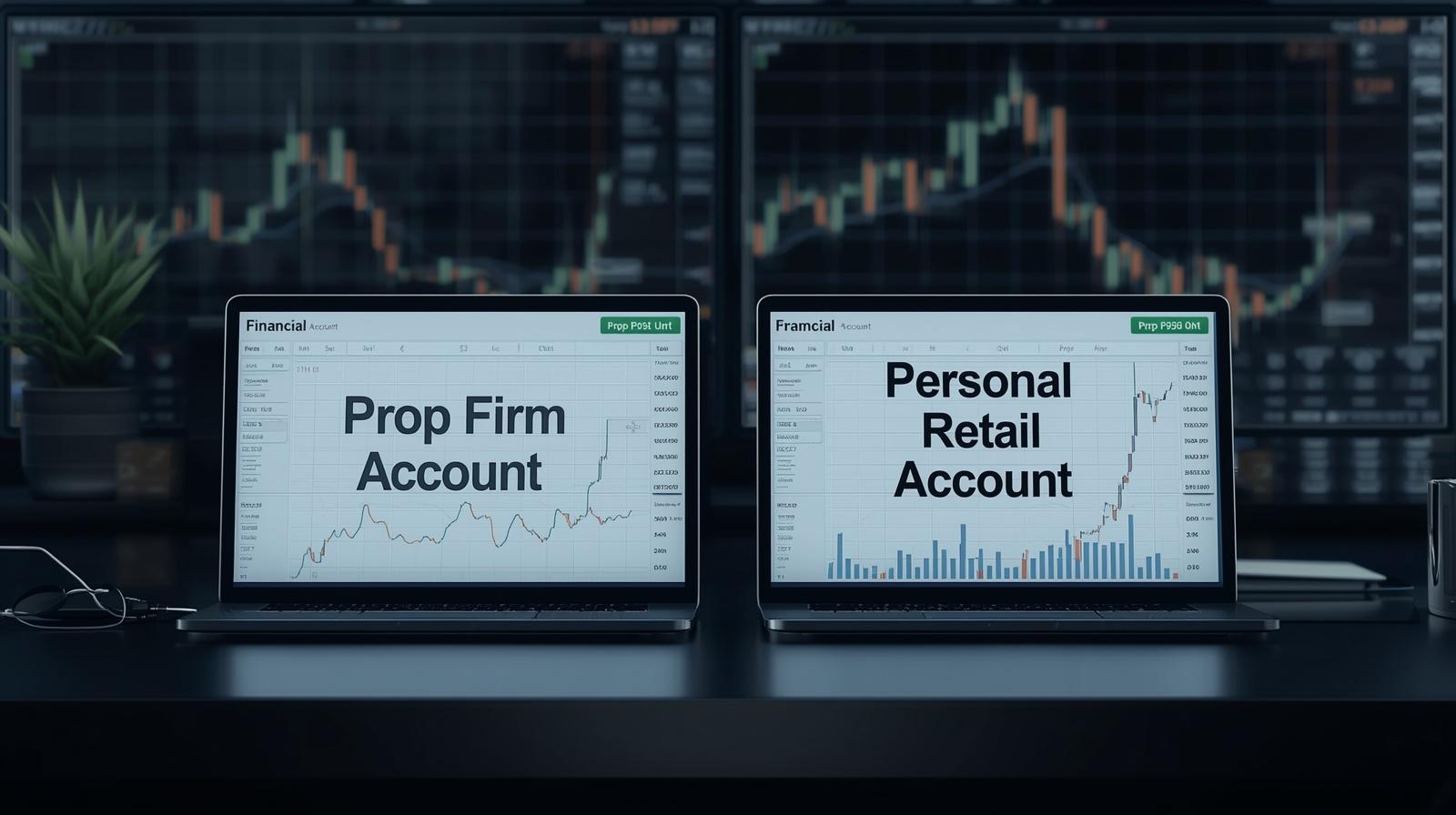 Prop Firm Account vs Retail Account: Rules, Risk, Profit Split & Control
