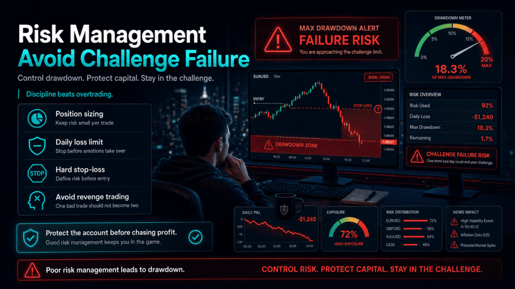 Prop Firm Risk Management Strategy: Avoid Challenge Failure