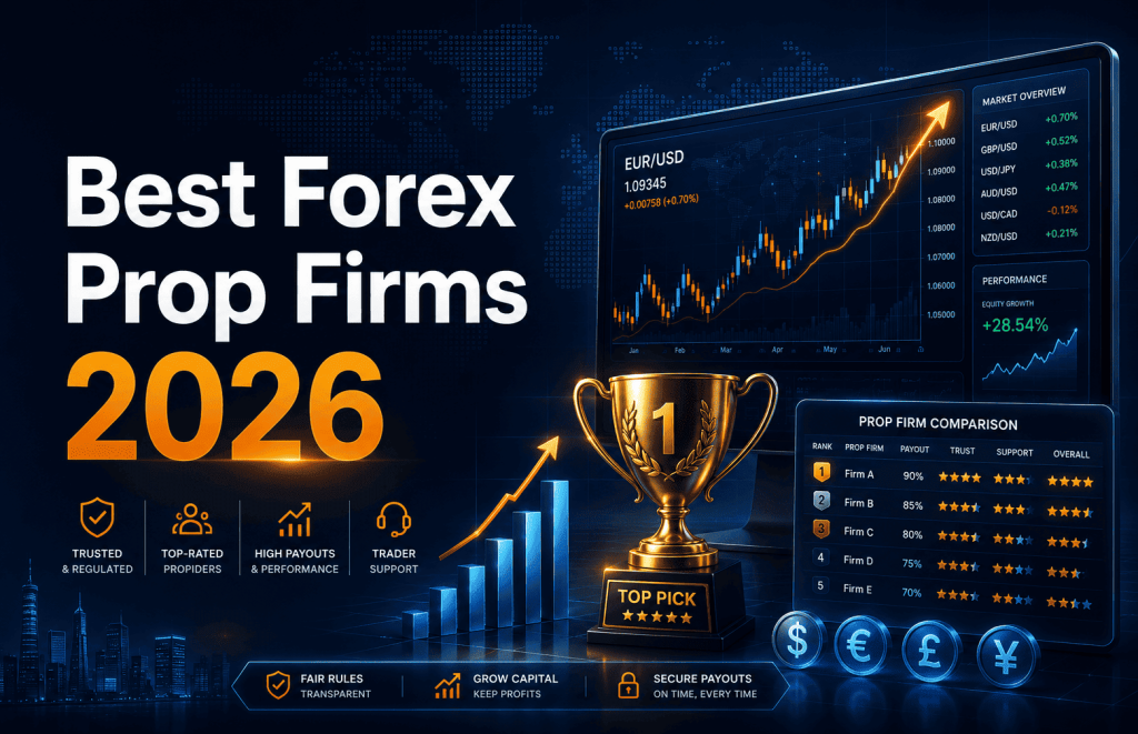 Best Forex Prop Firms 2026: Spreads, Leverage, Rules, and Payouts