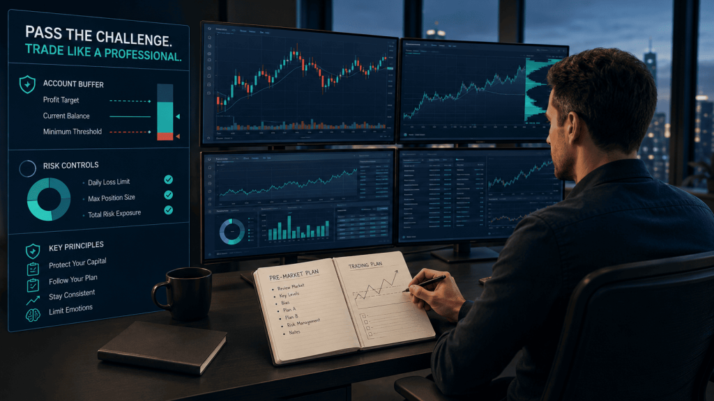 How to Pass a Futures Prop Firm Challenge: Buffer & Risk Plan
