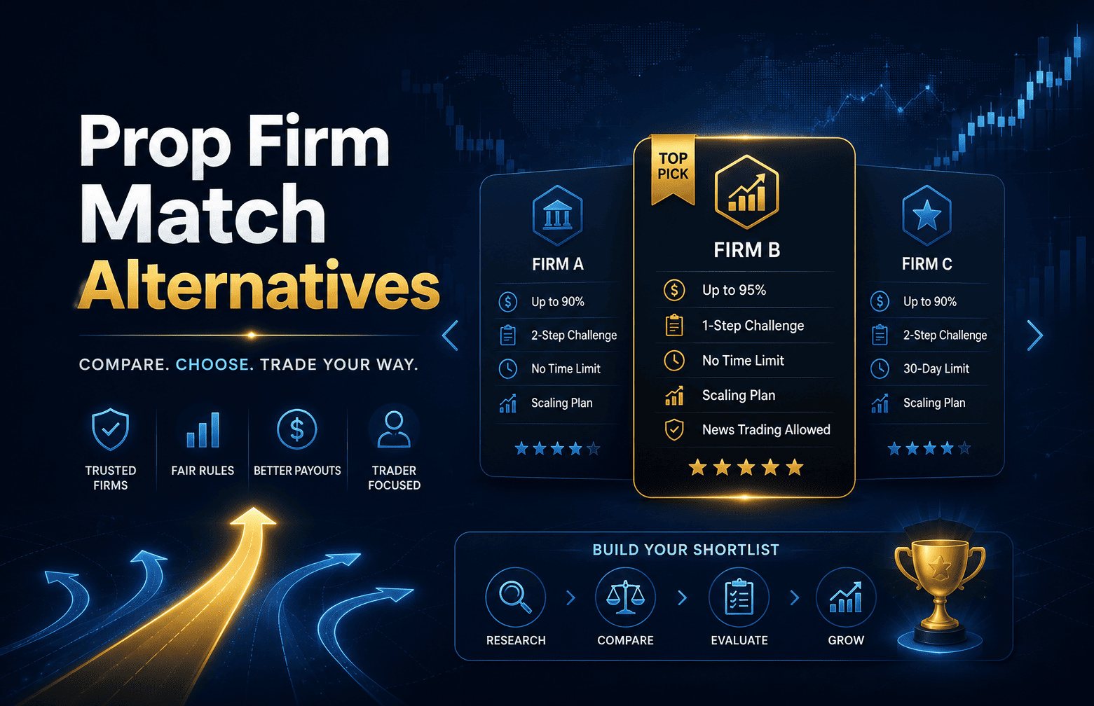 Prop Firm Match Alternatives: How to Compare Prop Firms Beyond Ranking Sites