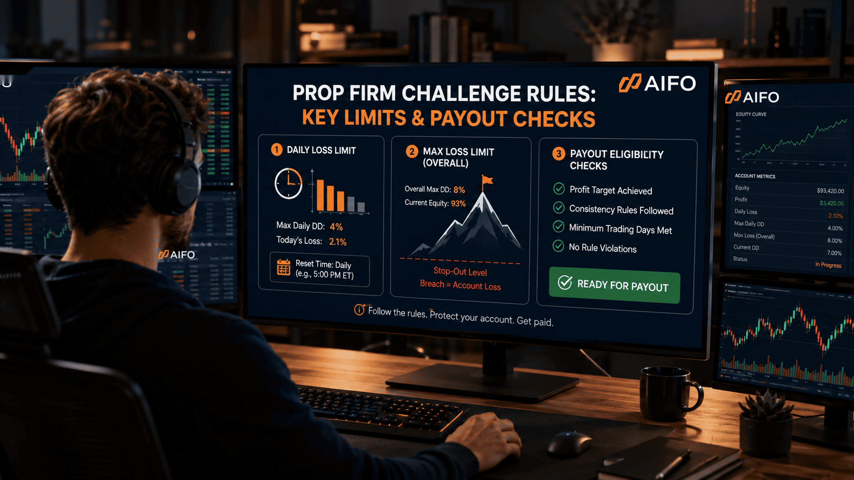 Prop Firm Challenge Rules: Daily Loss, Max Loss & Payout Checks