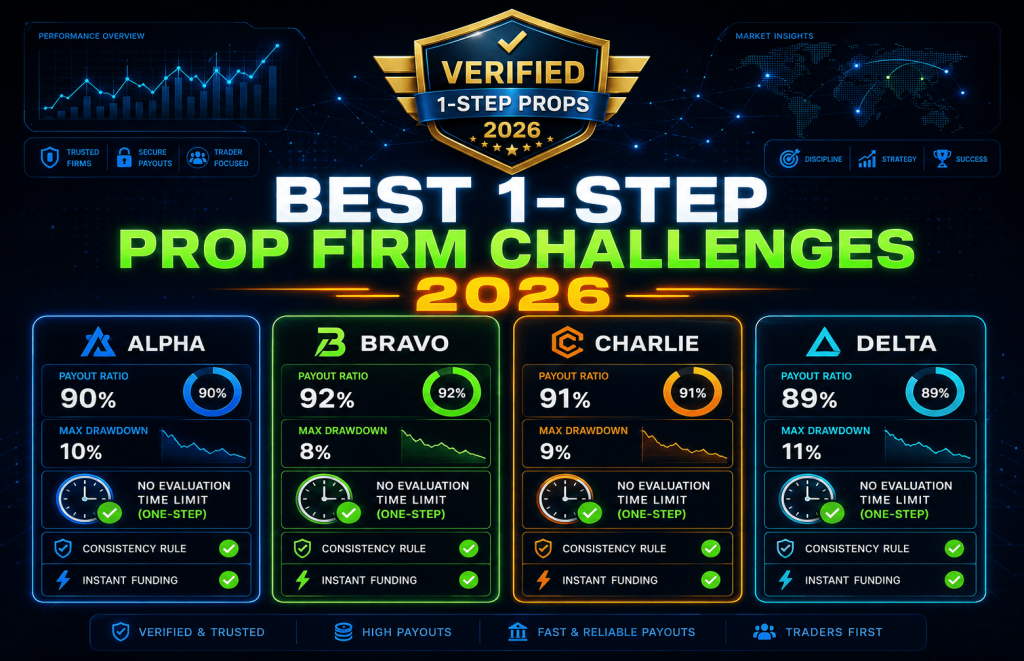 Best 1-Step Prop Firm Challenges 2026: How to Pick Your Winner