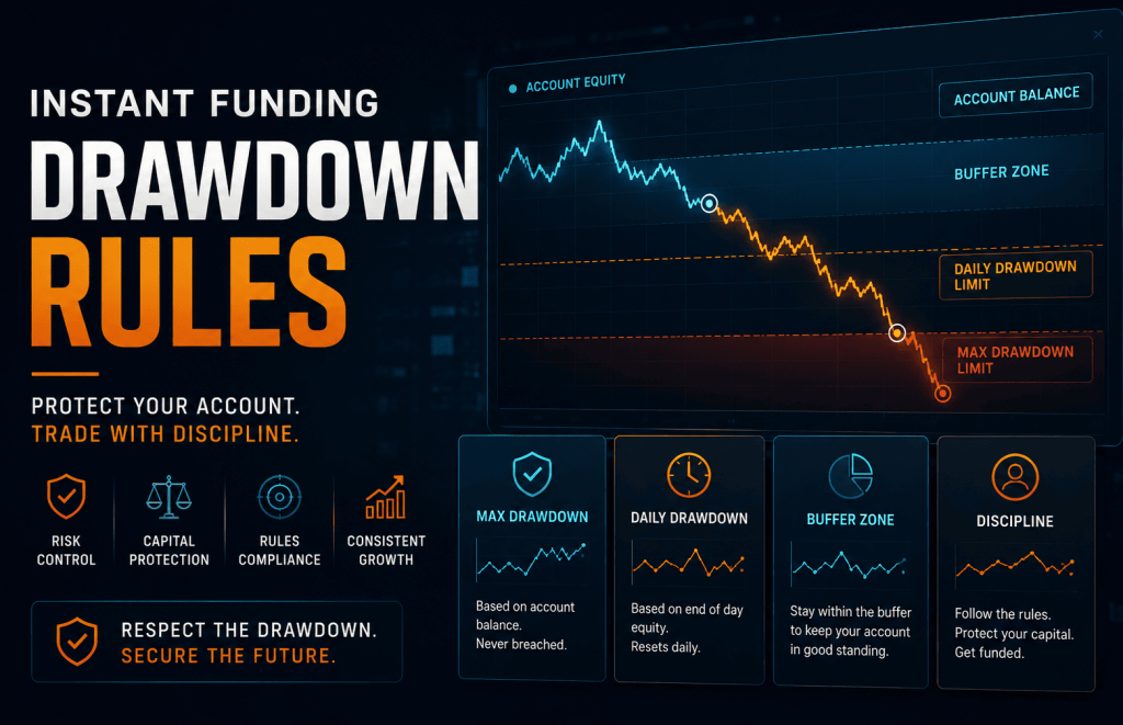 Instant Funding Drawdown Rules: Daily Loss & Payout Risk