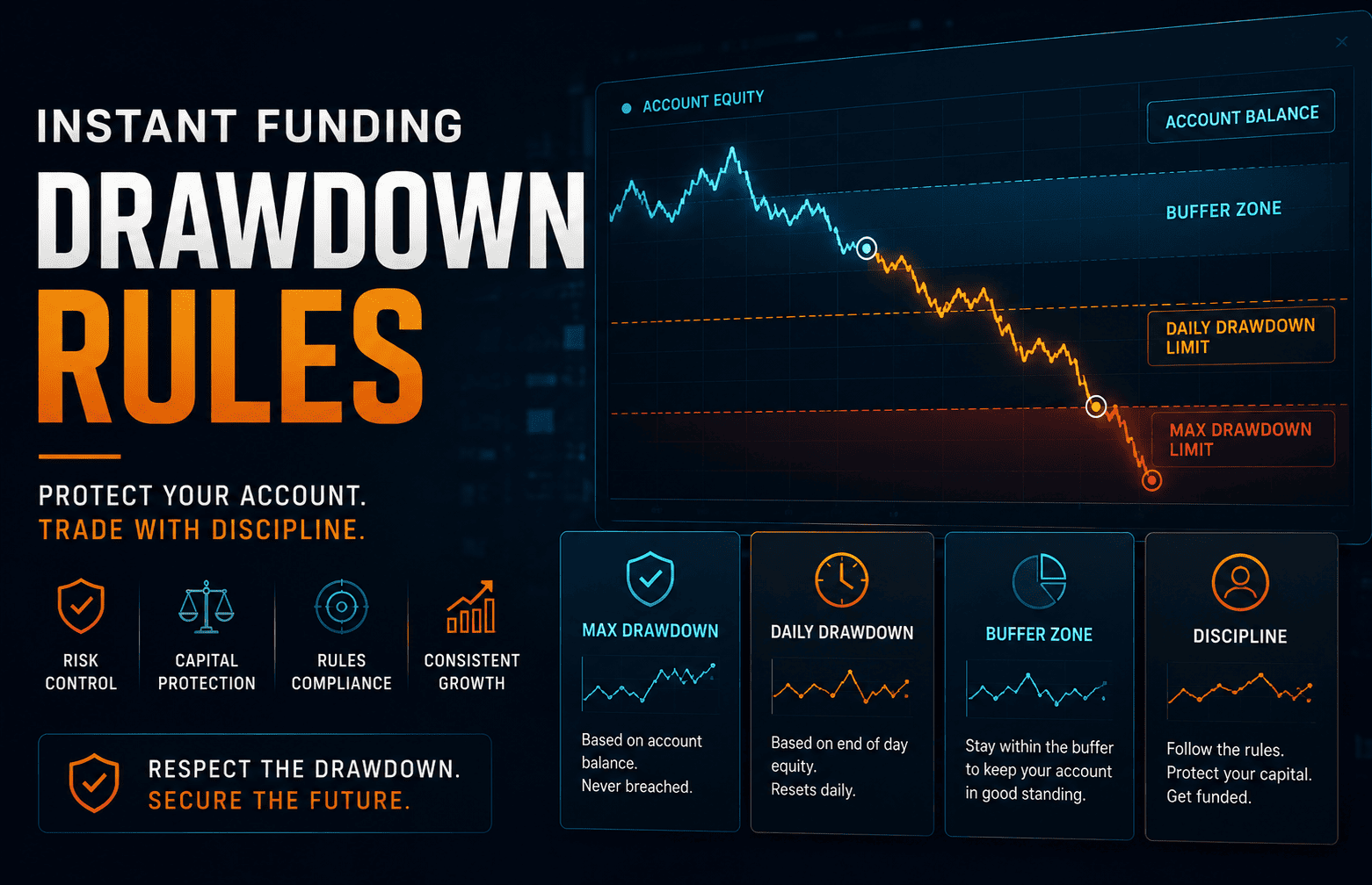 Instant Funding Drawdown Rules: Daily Loss & Payout Risk