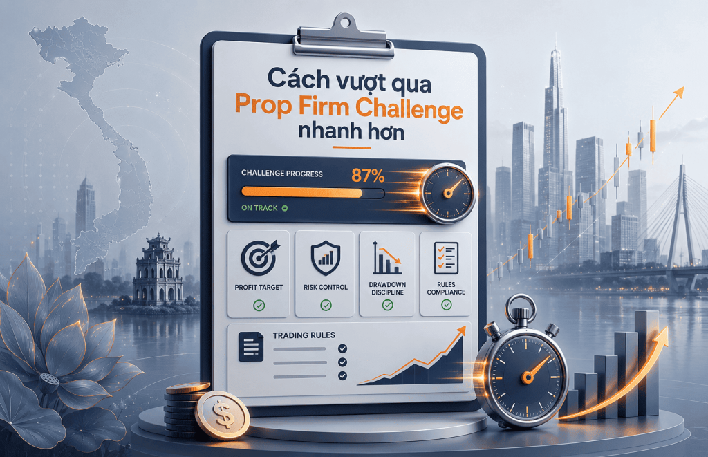 Cách vượt qua Prop Firm Challenge nhanh hơn: Lộ trình 30 ngày và 5 nguyên tắc