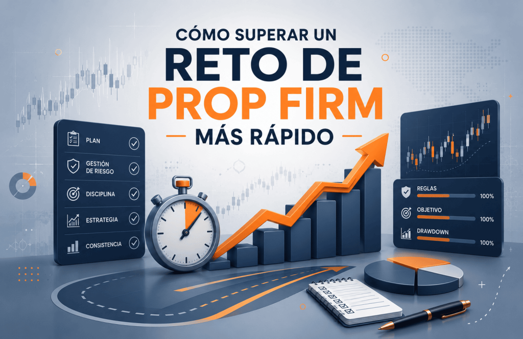 Cómo superar un reto de prop firm más rápido: plan de 30 días
