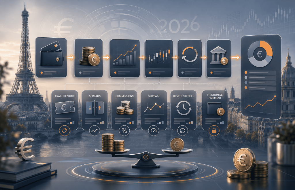Coût d’un challenge de prop firm en 2026 : frais réels, spreads et payouts