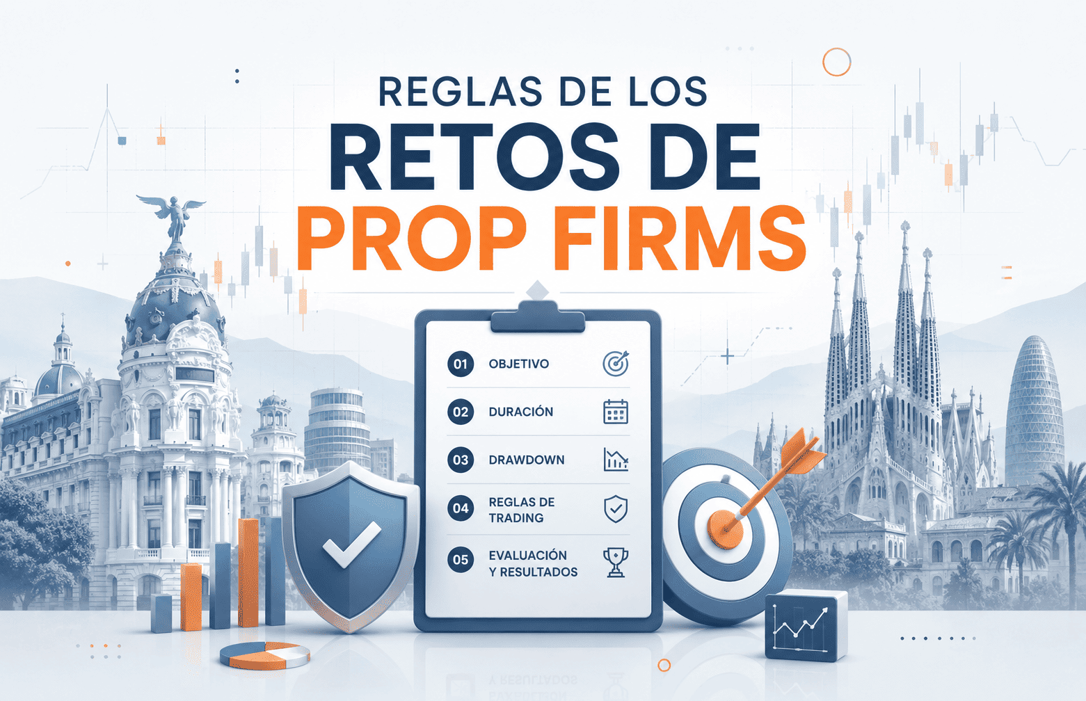 Reglas de los retos de prop firms: drawdown, consistencia y pagos