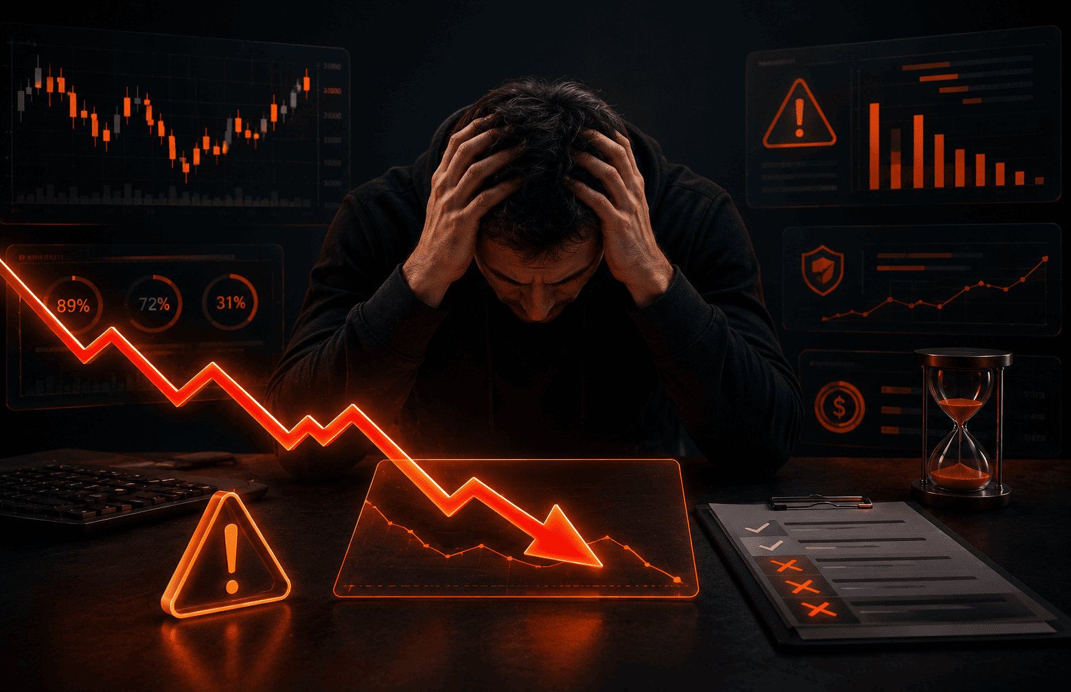 Pourquoi les traders échouent aux évaluations de prop firm